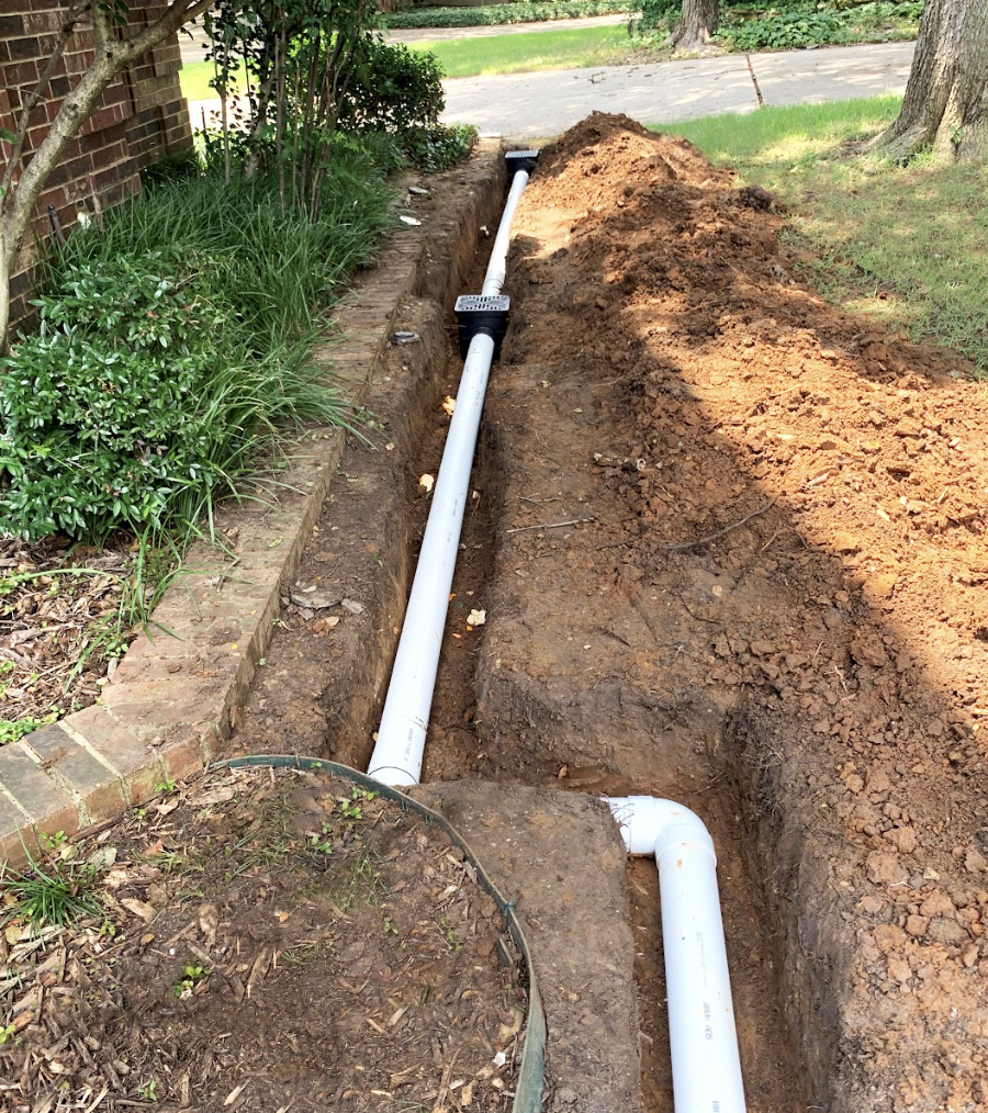 drainage system for a foundation