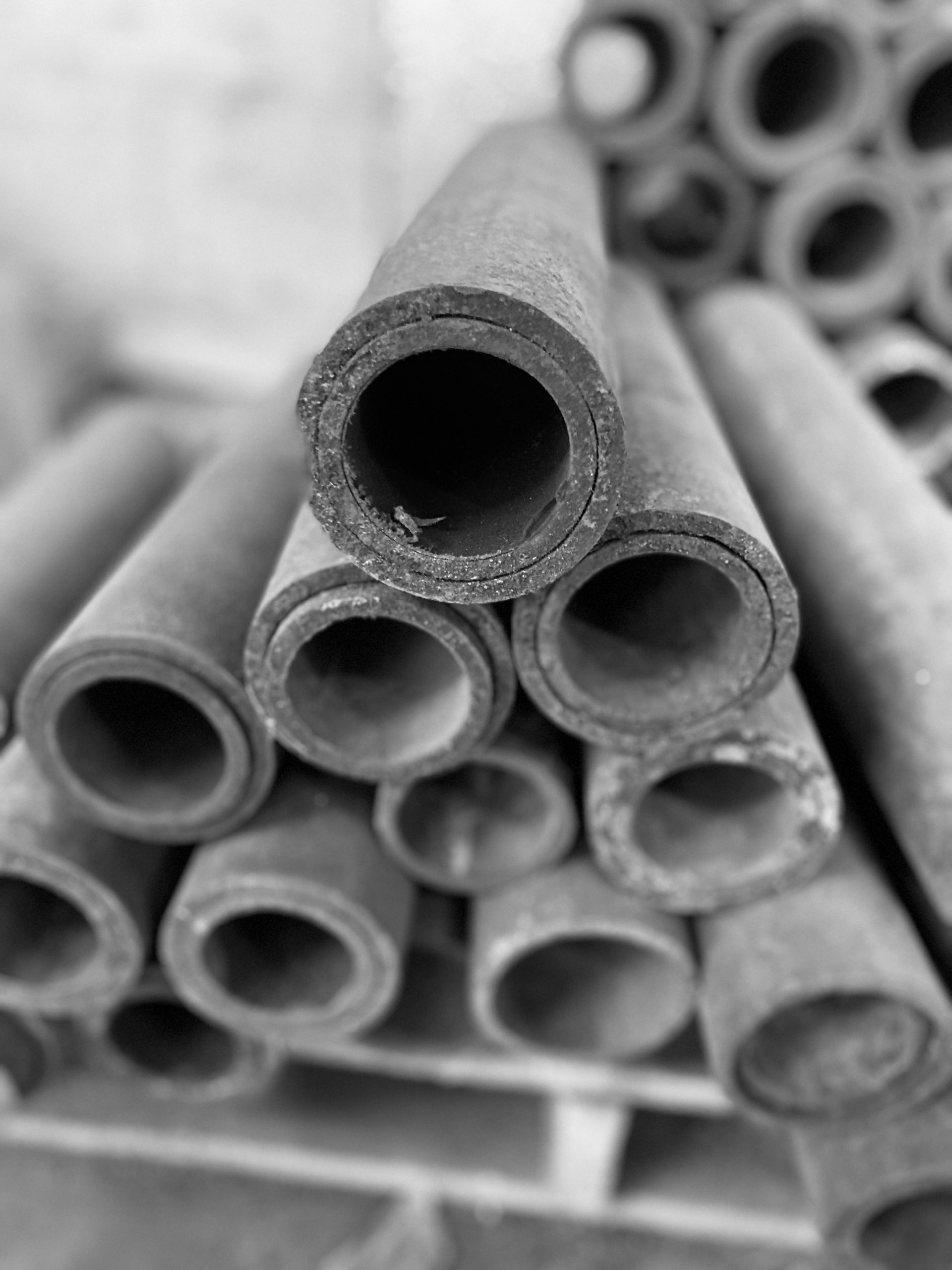 picture of steel pipe used in the repair process